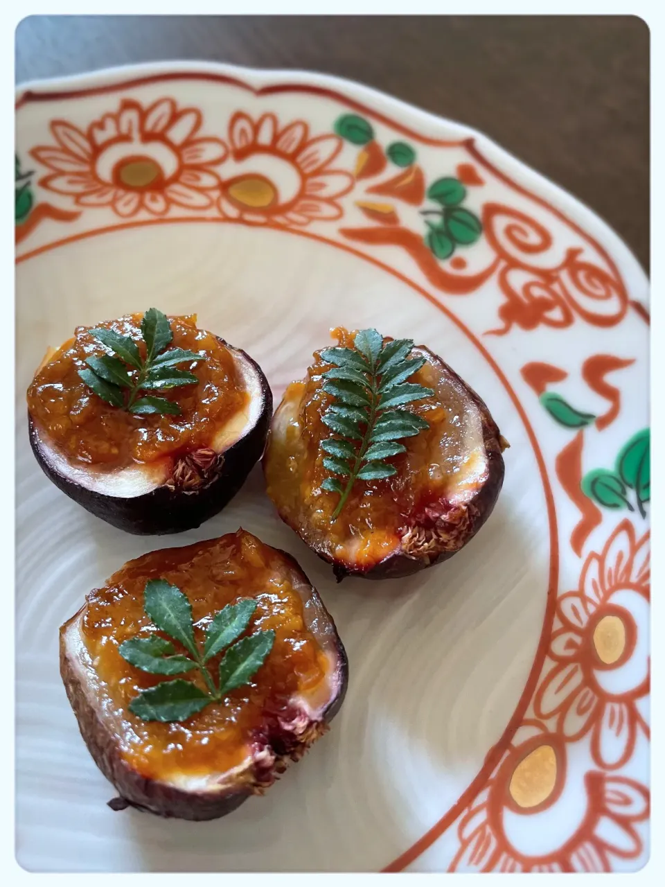 無花果の梅味噌田楽     #果物のひと皿より|yucca@さん