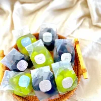 シャインマスカットとナガノパープルのゼリー|accoさん