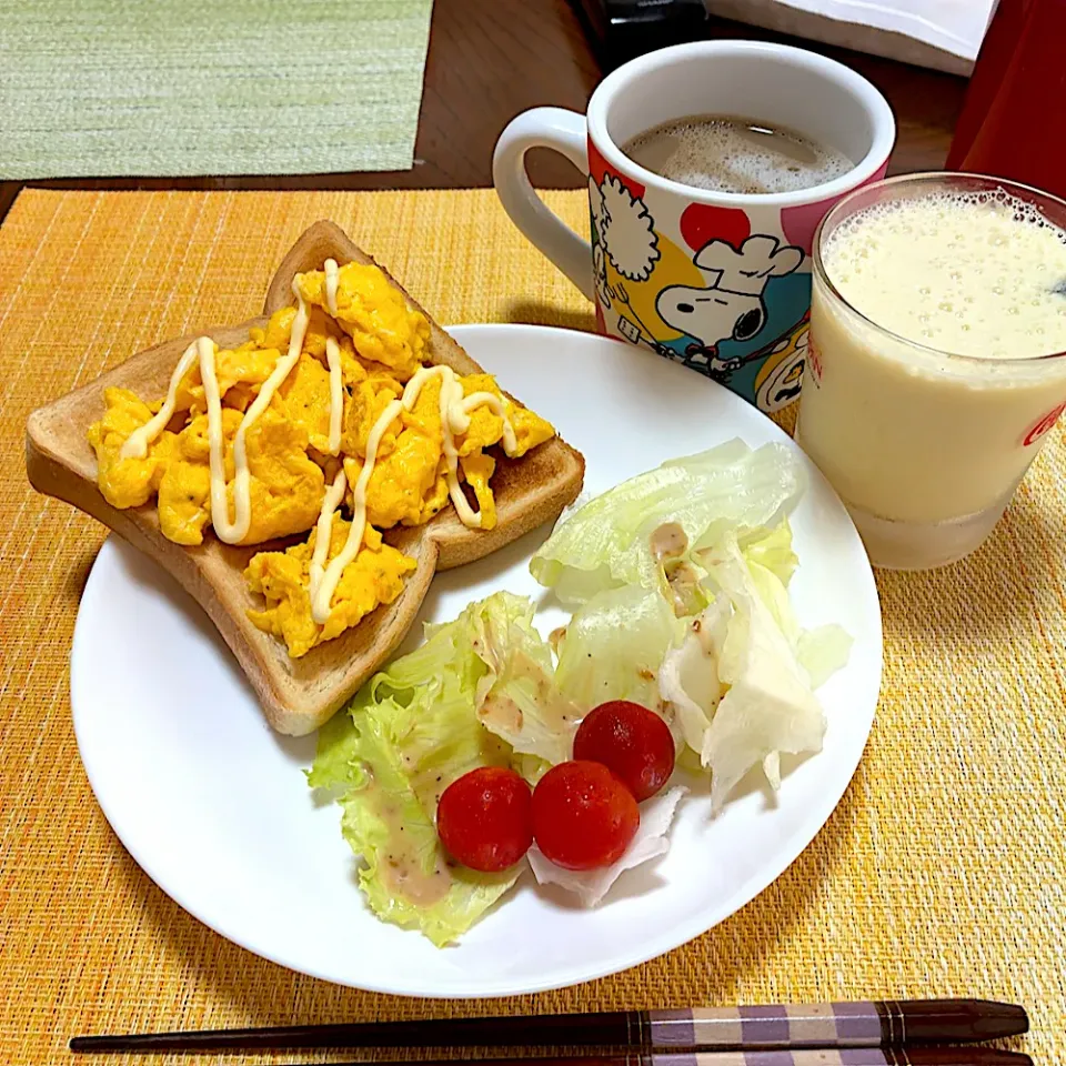 炒り卵トースト|akkoさん