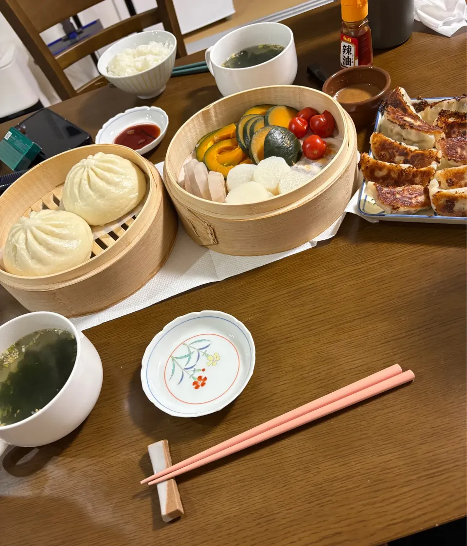 せいろ蒸し(野菜 肉まん) 餃子|miyukitchen🍳さん