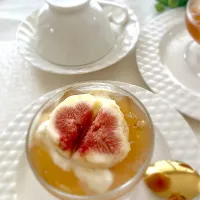 無花果と紅茶のゼリー