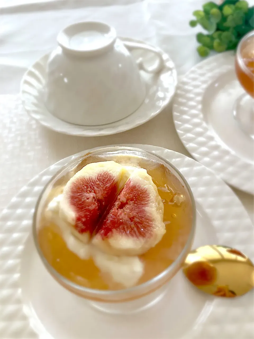 無花果と紅茶のゼリー|花🍀さん