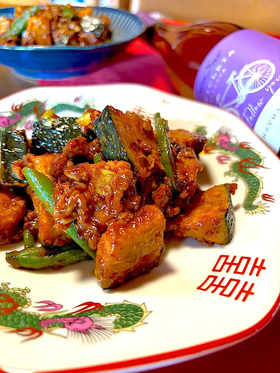 麻婆かぼちゃ|おかちさん