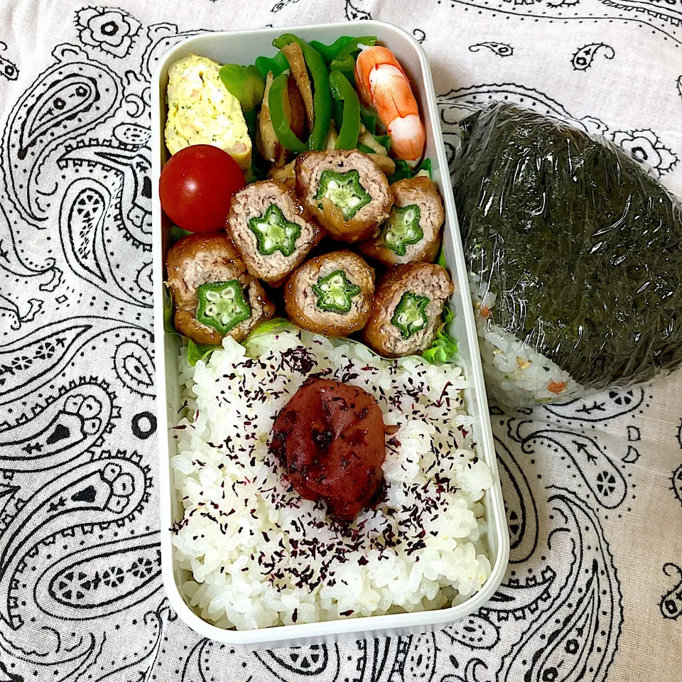 オクラの肉巻き弁当|SaDaさん