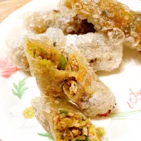 生春巻きの皮を使った春巻き|hiromiさん