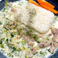 #チキンクリーム煮ライス|トリさん