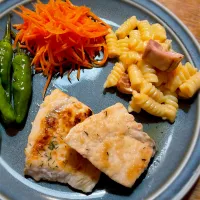 メカジキのレモンバターソース プレート|ふうりんさん