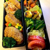 明日の昼飯シリーズ、お稲荷さん弁当