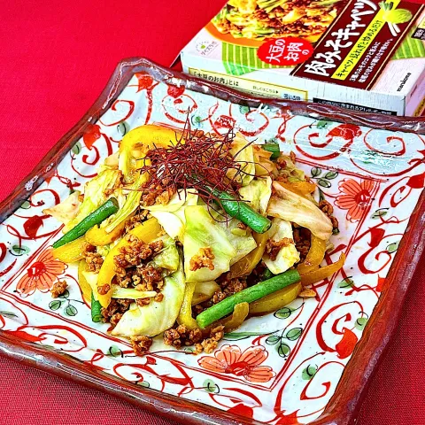 「ダイズラボ 大豆のお肉 肉みそキャベツ」を使ってみたSnapdishの料理・レシピ写真:肉みそキャベツ