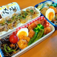 次男・私弁当|tamagomagomagoさん