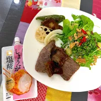 プラス麹にんにくしょうがをモミダレにした焼肉|プクママさん
