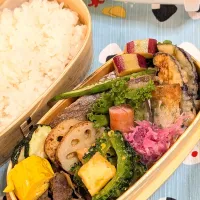 本日のお弁当〜鯛の鯛塩焼き弁当|f.1125beさん