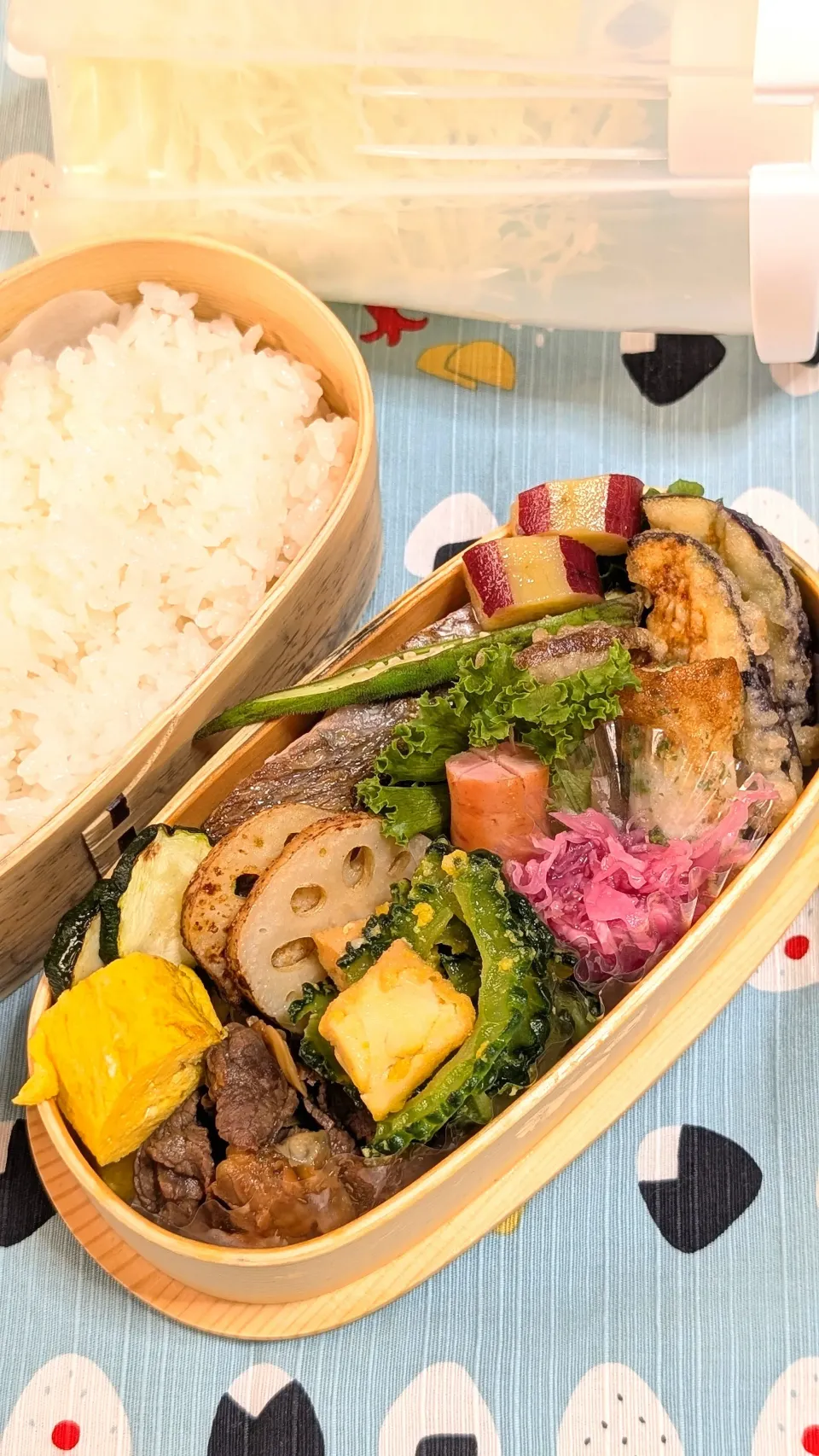 本日のお弁当〜鯛の鯛塩焼き弁当|f.1125beさん