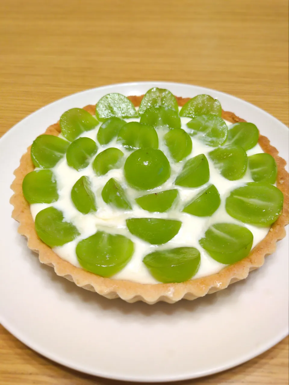 シャインマスカットのチーズタルト|Hamuさん