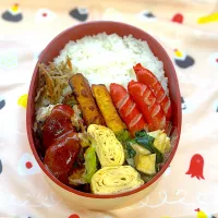 9月18日⚾️ミニハンバーグ弁当