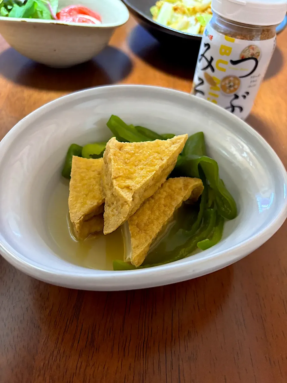 厚揚げとピーマンの煮物の作り置き|naho_nonaさん