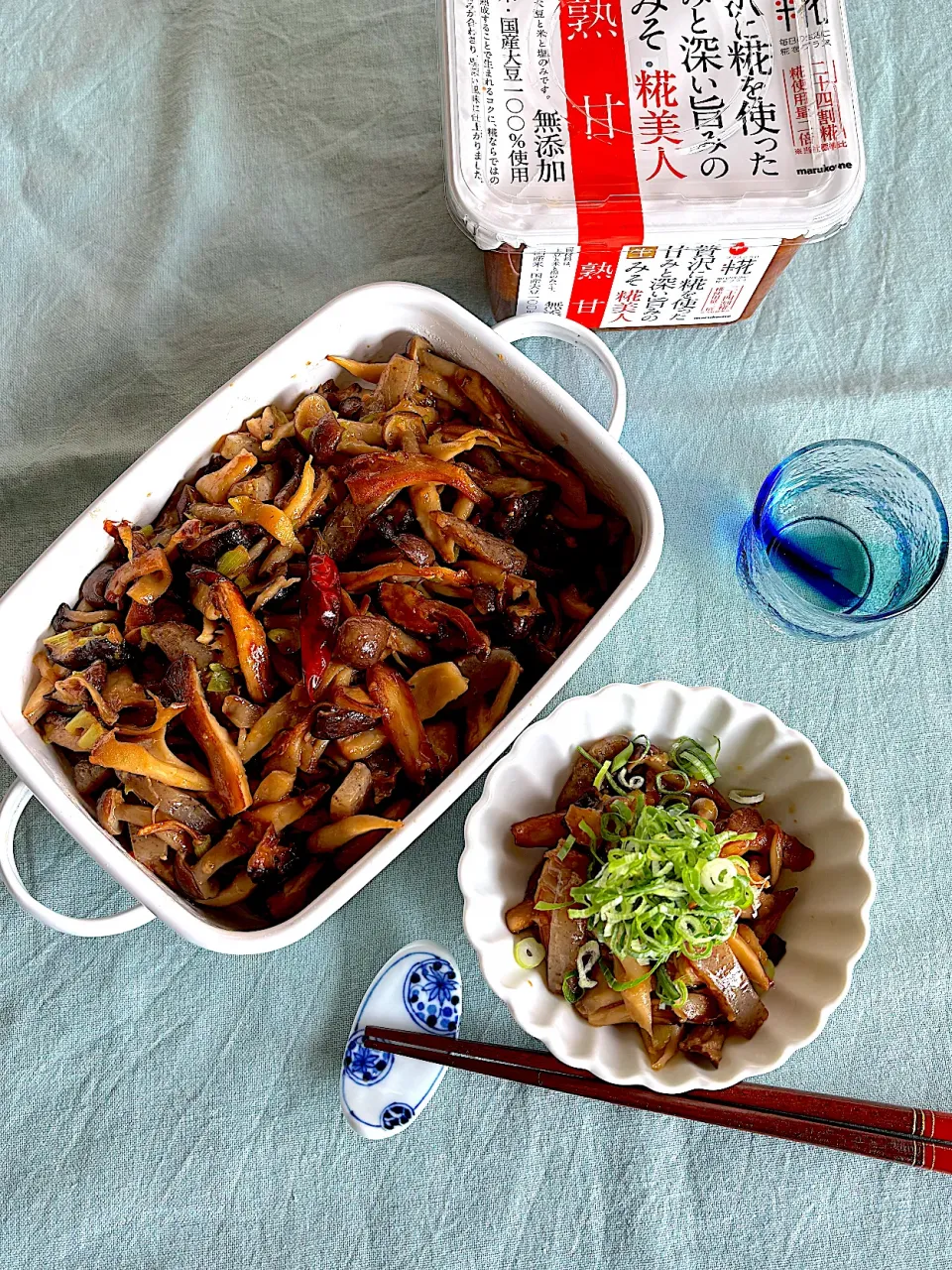 きのこのネギ味噌きんぴら|Miki (^_−)−☆さん