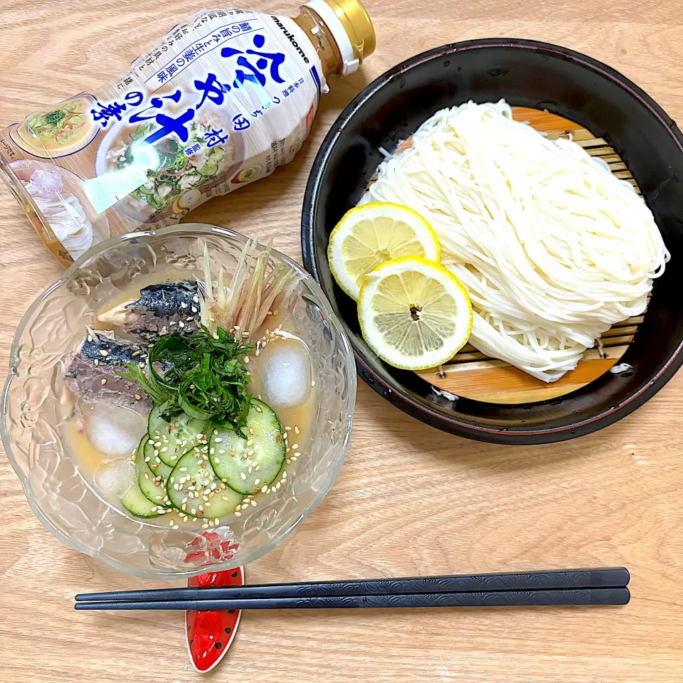 冷や汁そうめん|Ｍako☺︎さん