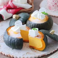 丸ごとかぼちゃチーズケーキ