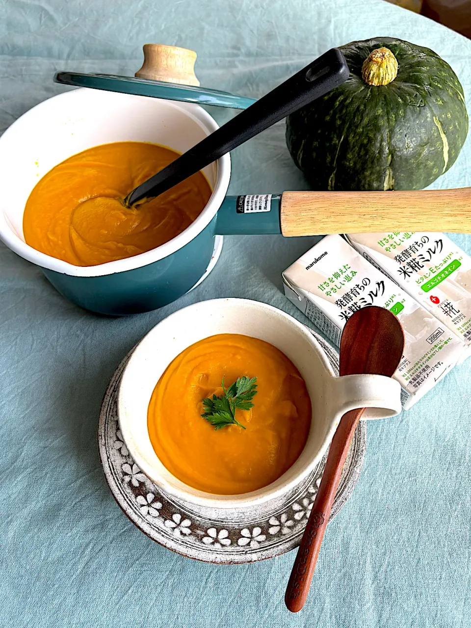 米麹ミルクのかぼちゃポタージュ|Miki (^_−)−☆さん
