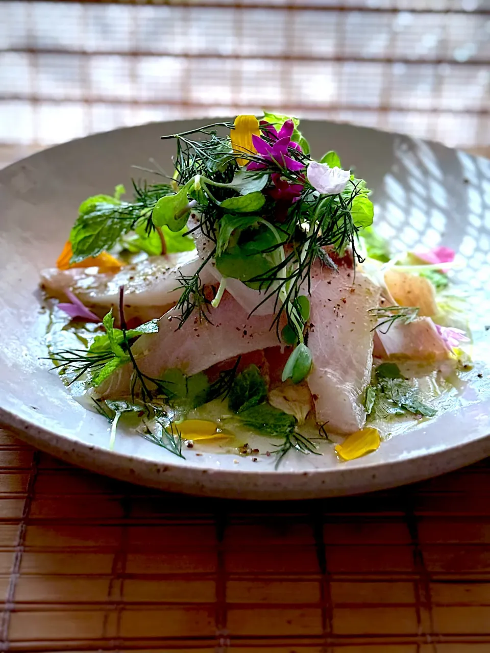 縞鯵のカルパッチョ|keisukeさん