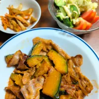 豚バラとカボチャの炒め物| ぱやさん