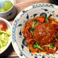 煮込みハンバーグ（シニア食）|りょうさん