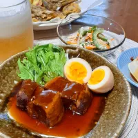 豚バラの黒糖煮