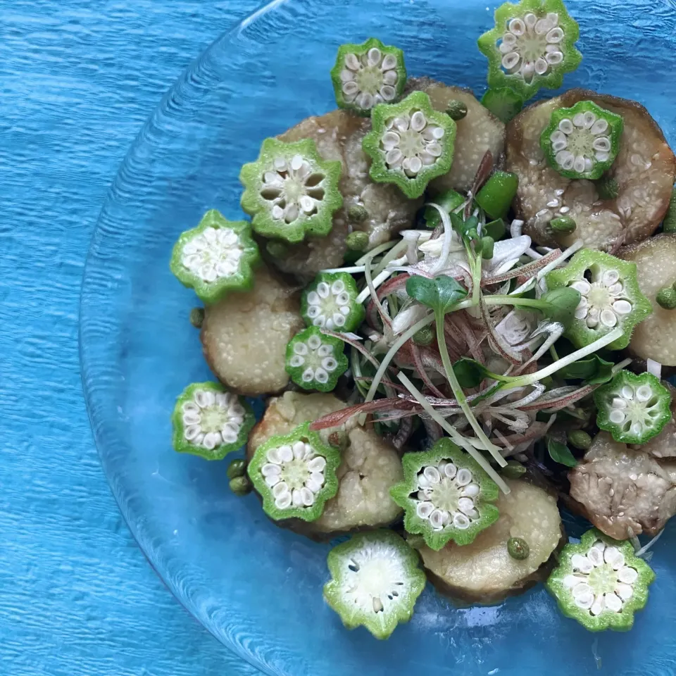 焼きなすのカルパッチョ|izoomさん