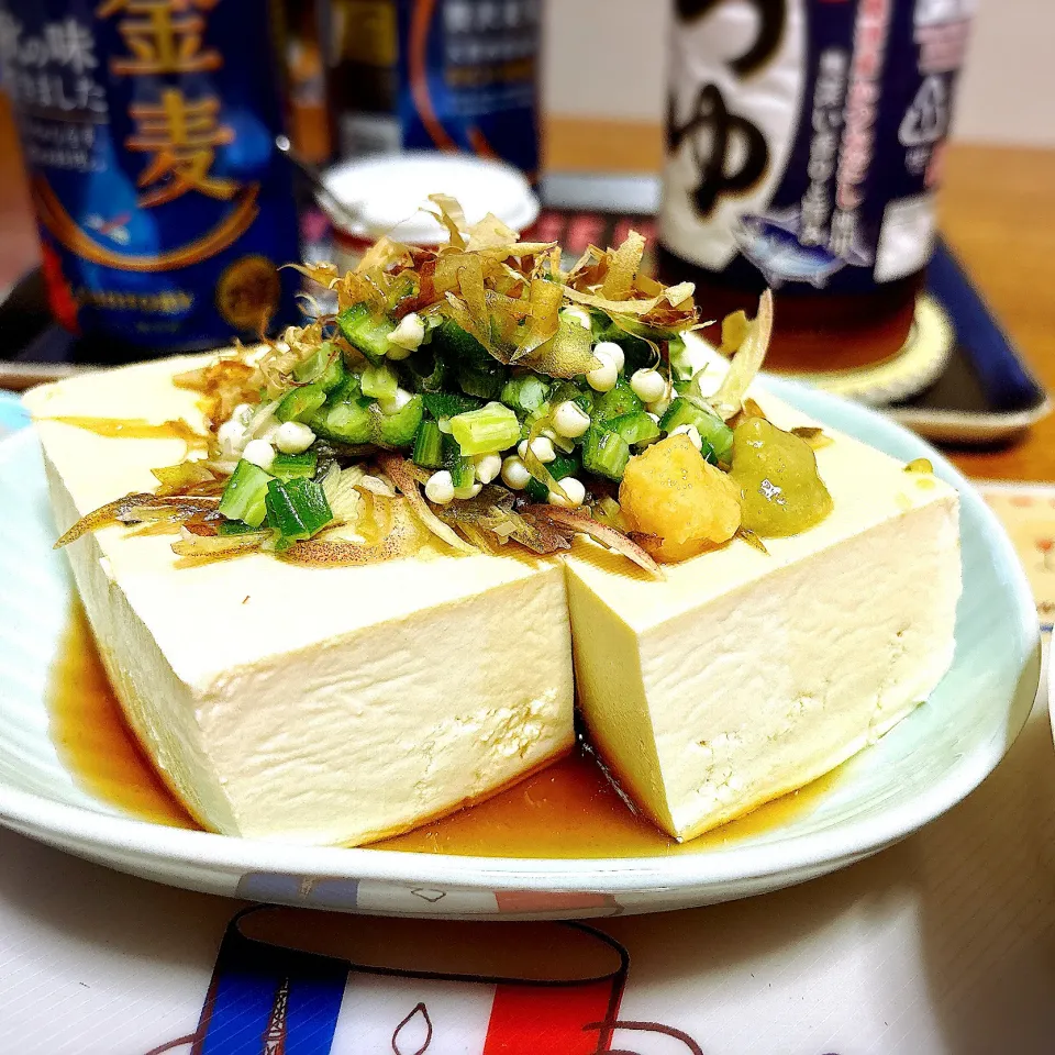 無性に木綿豆腐でシンプル奴食べたかった。|tonaさん