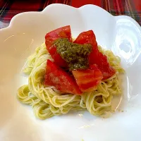 ジェノベーゼ風そうめん|ことはさん