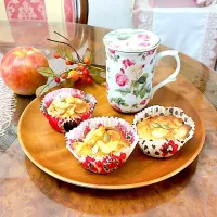 りんごマフィンカップケーキ
