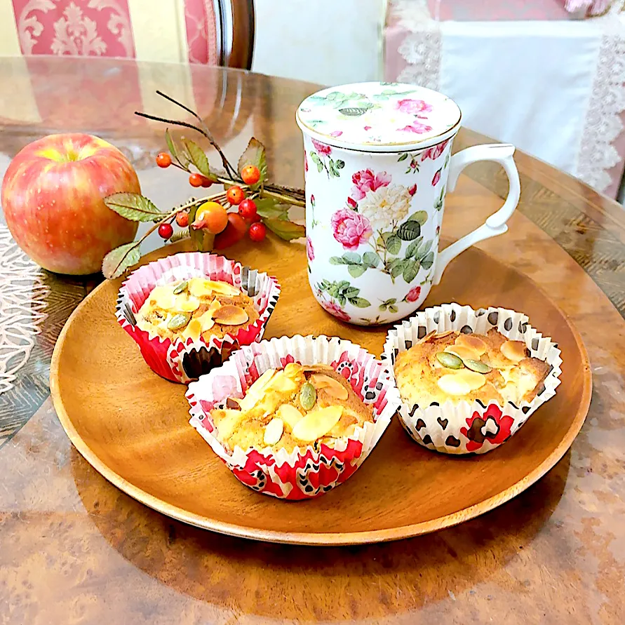 りんごマフィンカップケーキ|ショコラさん