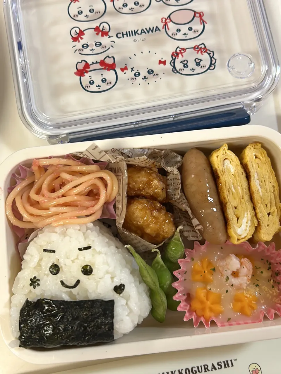 中1女子弁当No.77|はなふゆさん