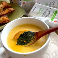 米糀ミルクでかぼちゃのみそポタージュ|とんちんさん