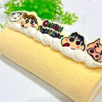 しんちゃんロールケーキ♡|Miiaさん