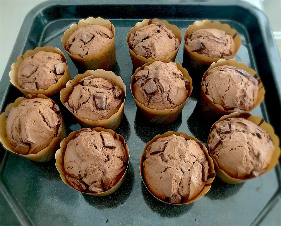 チョコレートマフィン|ぷたさん