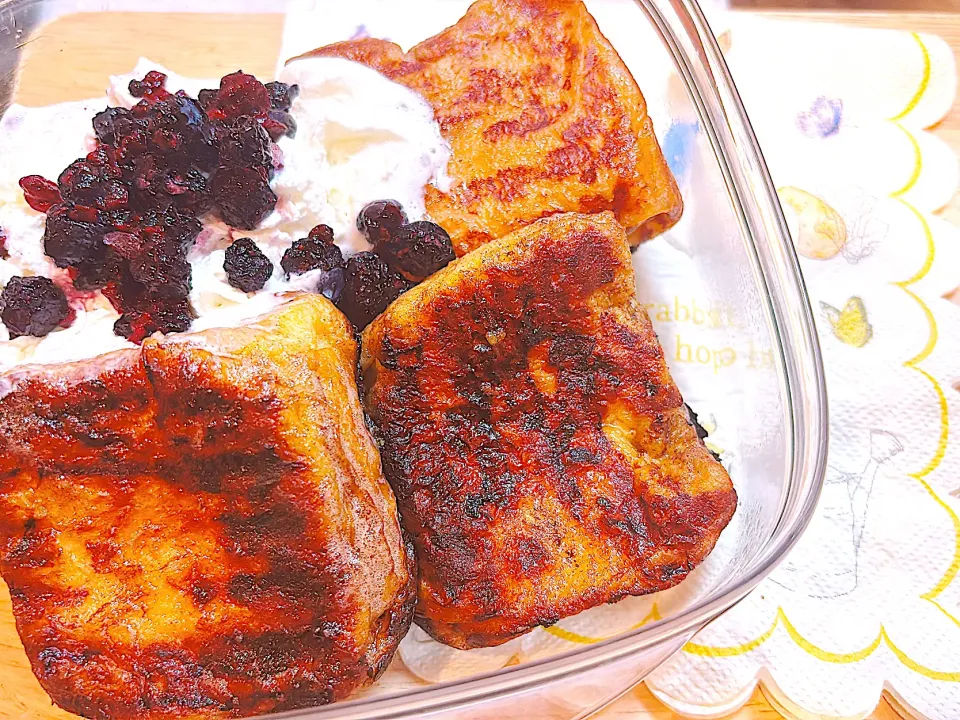 フレンチトーストのお弁当|ゆうかさんさん