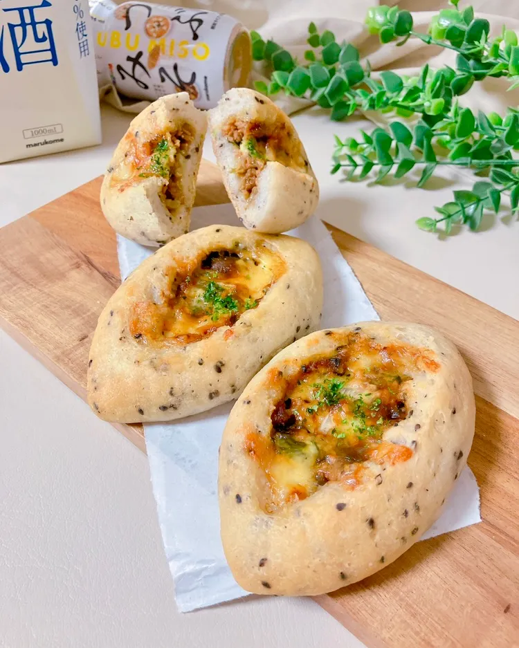 米粉の肉味噌パン|mai＊さん