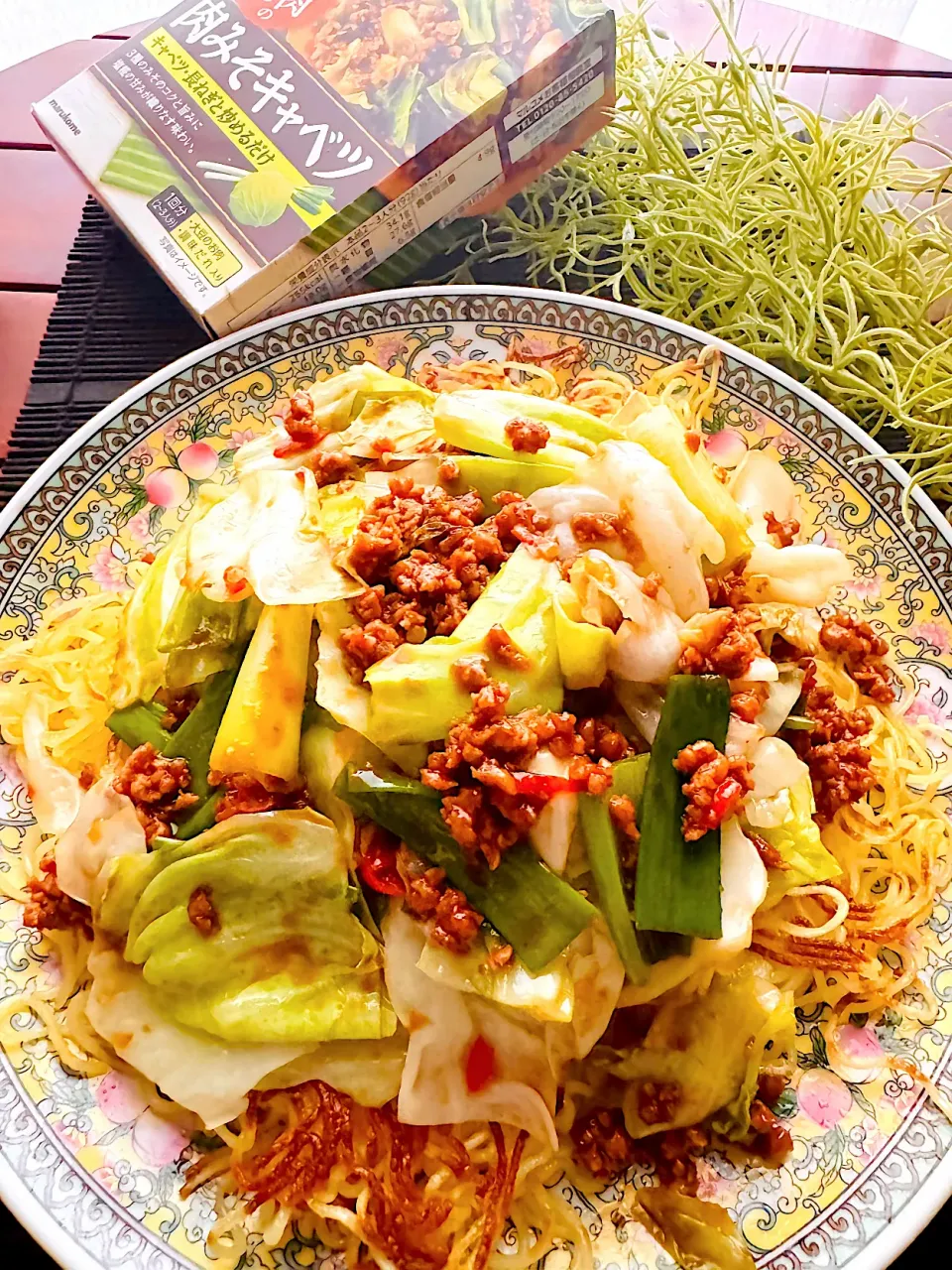 大豆のお肉入り肉みそキャベツ焼きそば|🌺🌺Foodie🌺🌺さん