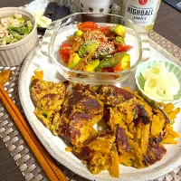 9/19晩酌：かぼちゃのチーズガレット|ななみんさん