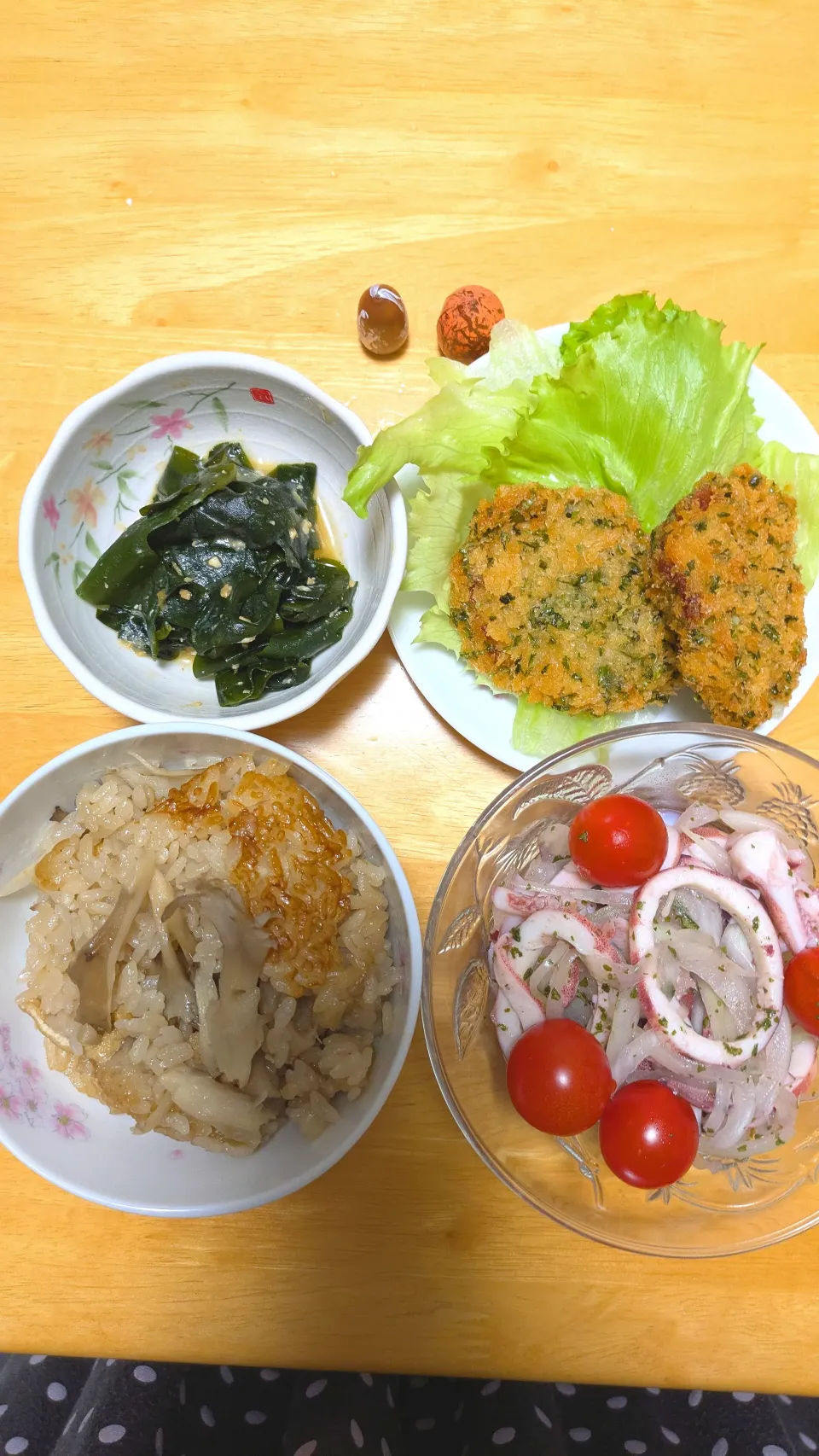 舞茸とごぼうとお揚げの炊き込みご飯|ちゃんあやさん