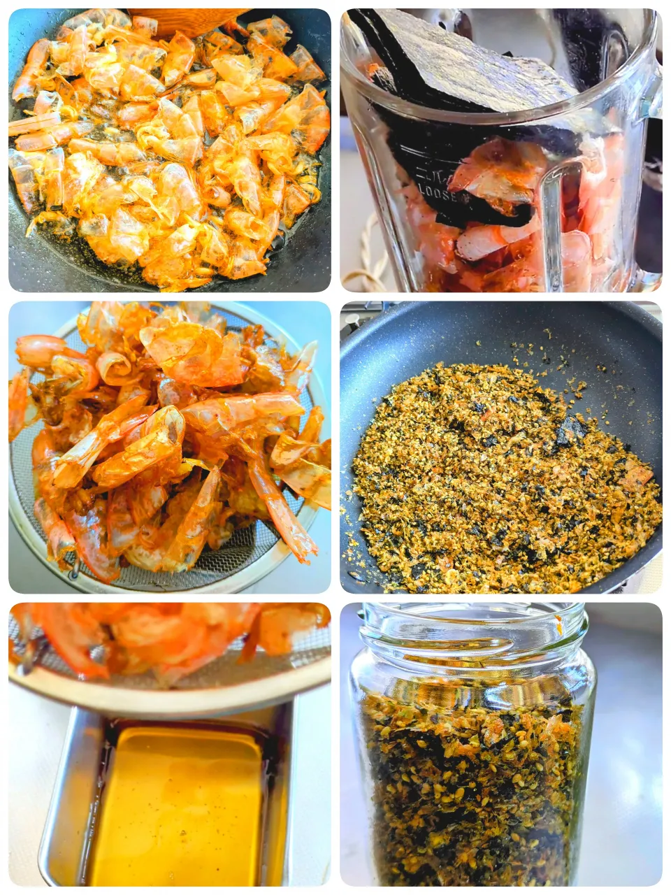 海老油と海老殻ふりかけ|TakeBooさん