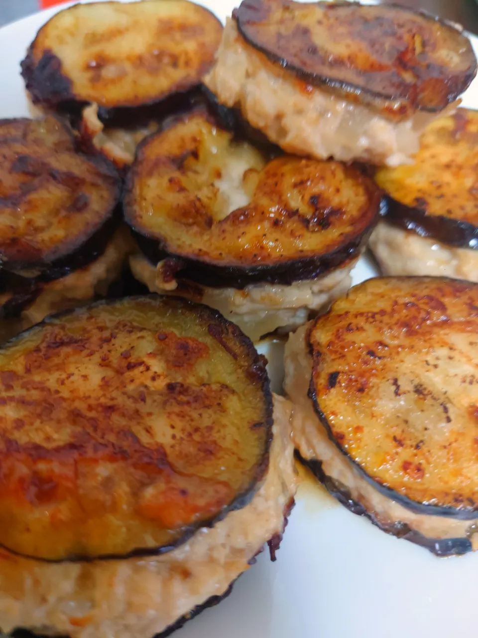 茄子の挟み焼き|おもちさん