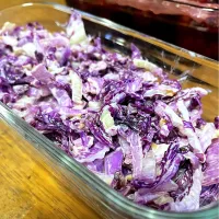 紫白菜のコールスロー|nozoさん