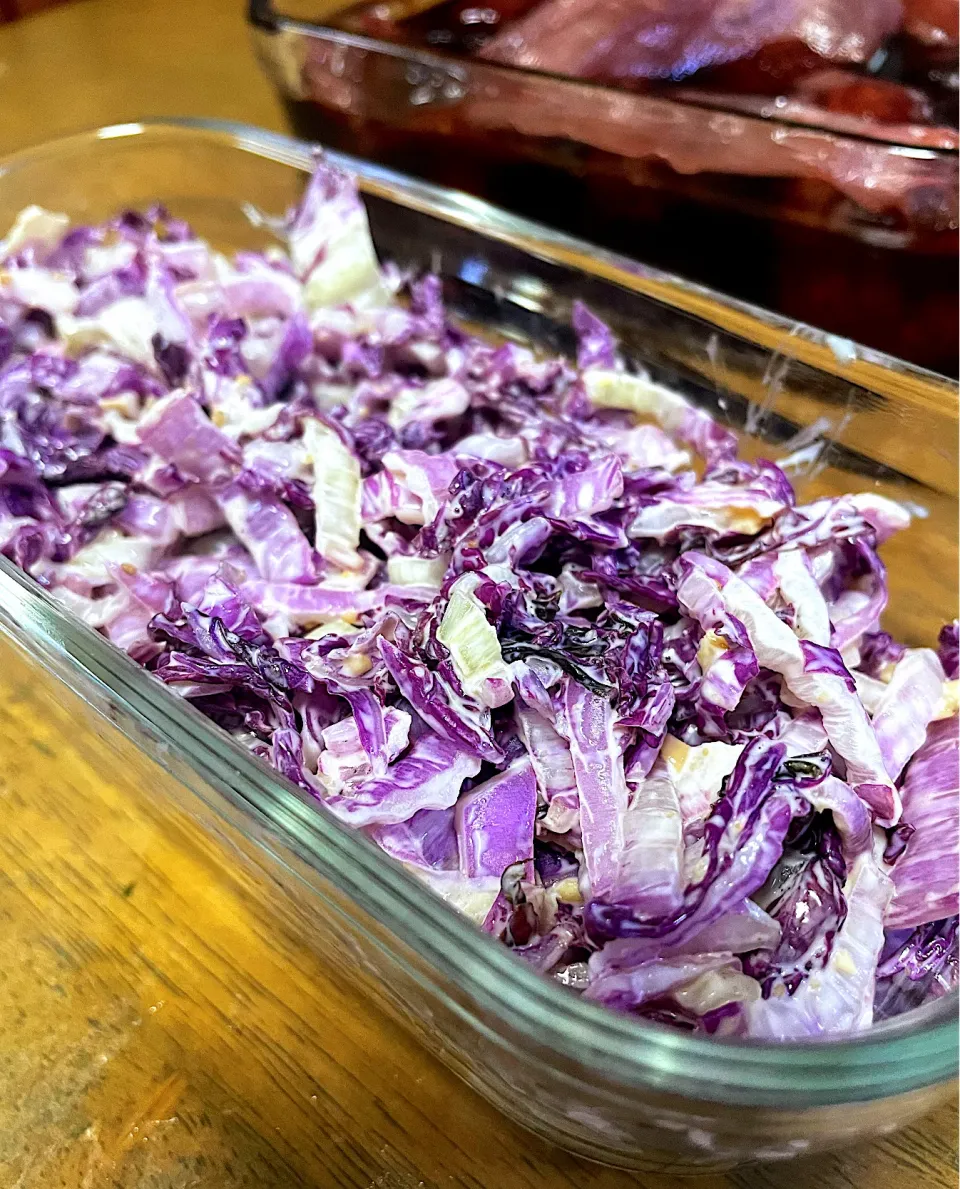 紫白菜のコールスロー|nozoさん