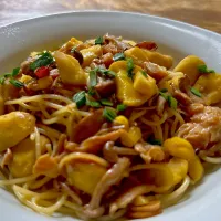 秋色パスタ| くまちゃんさん