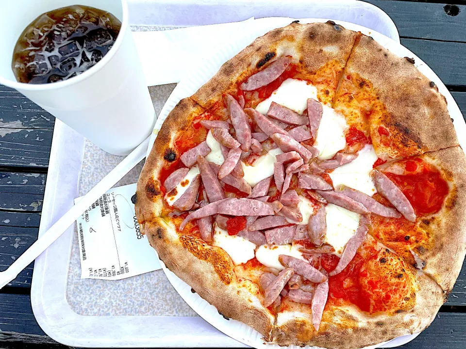 淡路島イングランドの丘、ソーセージピザ|pepiさん