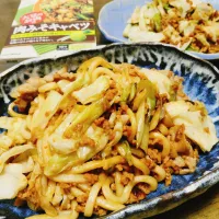 肉味噌キャベツの焼きうどん|hoさん