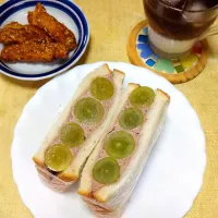 マスカットチョコサンド|うたかた。さん
